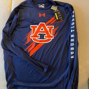 Auburn Tigers Under Armour Long Sleeve Performance Shirt (Size: Large)
